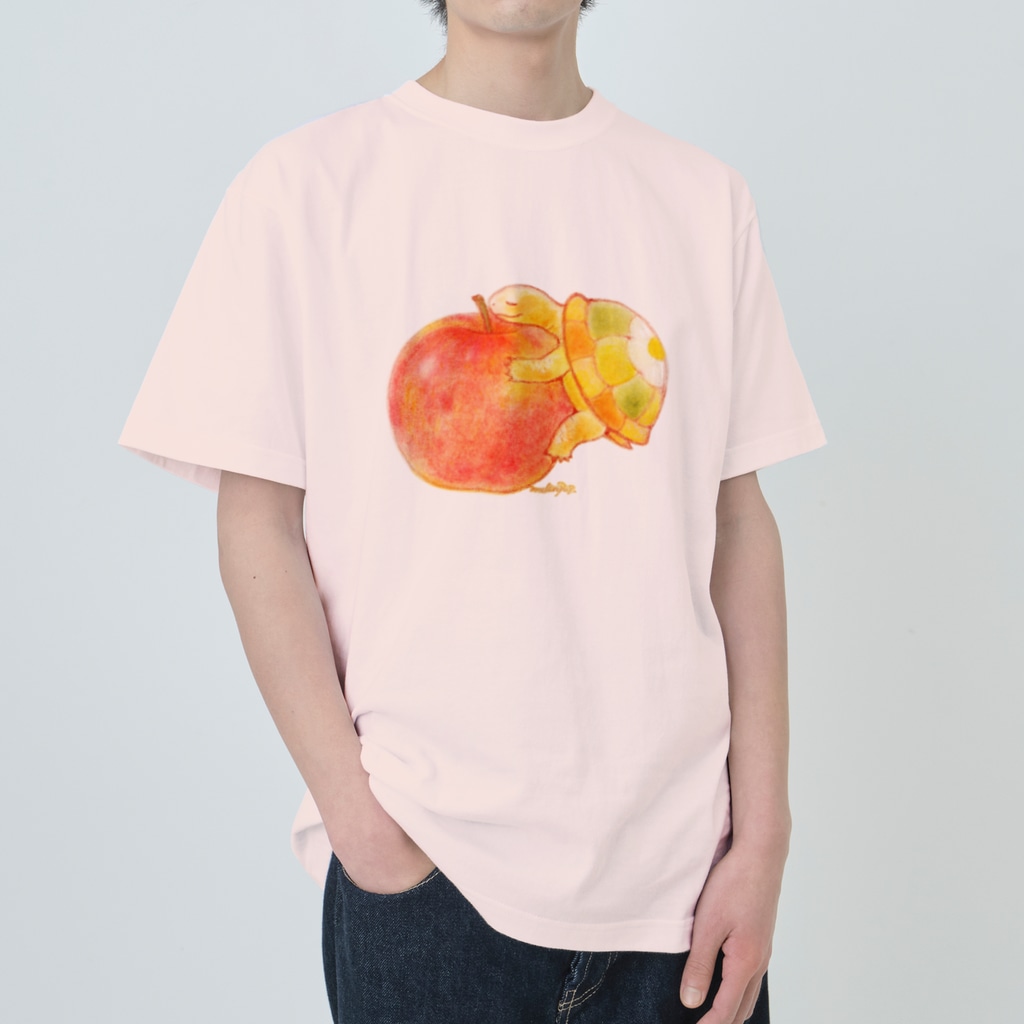 めろんぽっぷのお店だよのリンゴの香りに包まれる Heavyweight T-Shirt