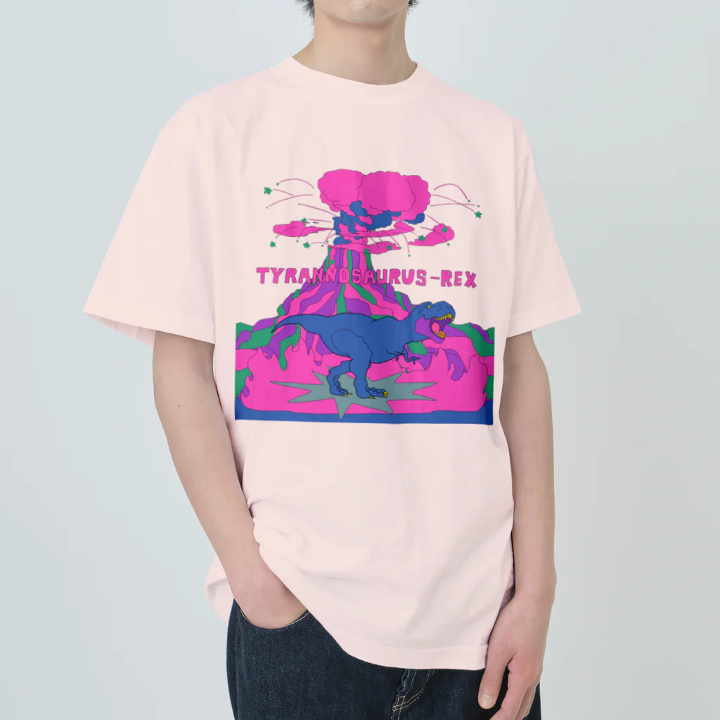 メイド　ミー　チャムのティラノサウルス Heavyweight T-Shirt