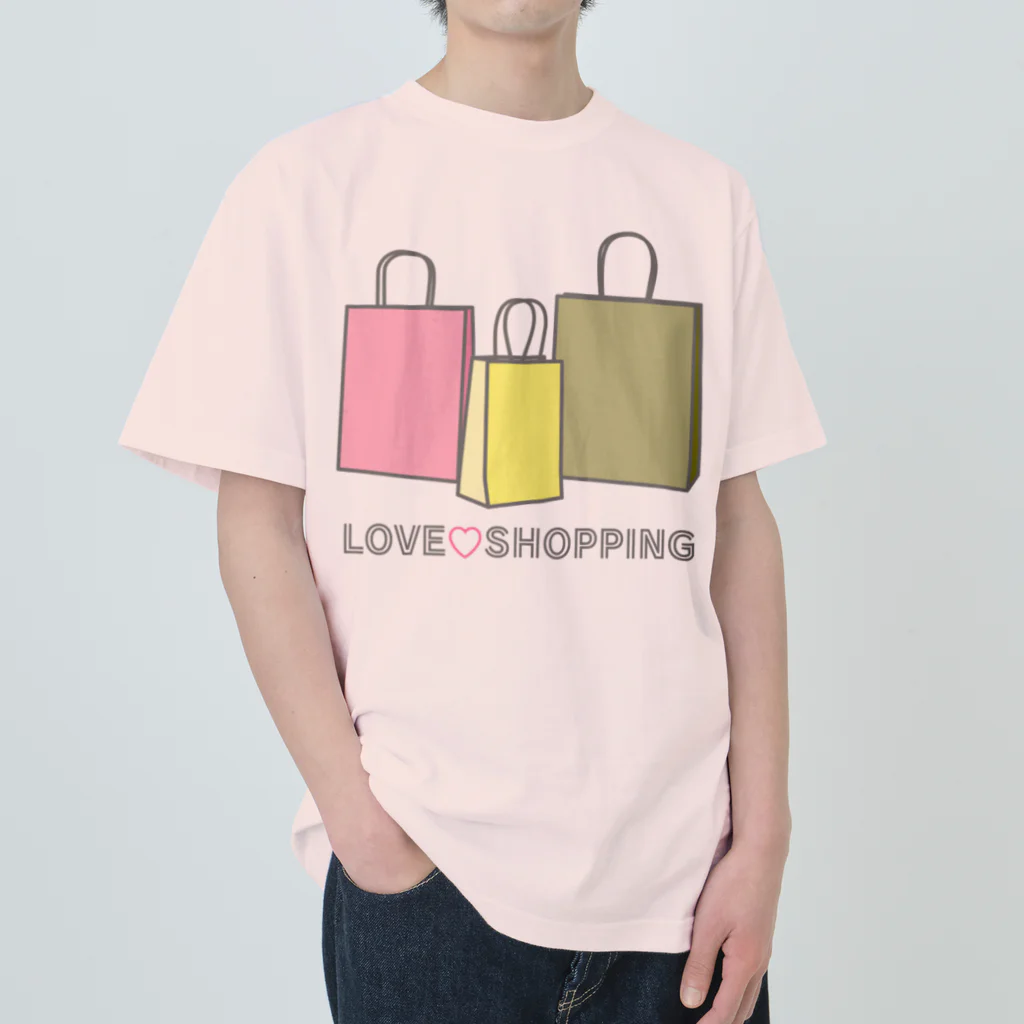 ヨープキャンが気になったの紙袋 LOVE SHOPPING ヘビーウェイトTシャツ