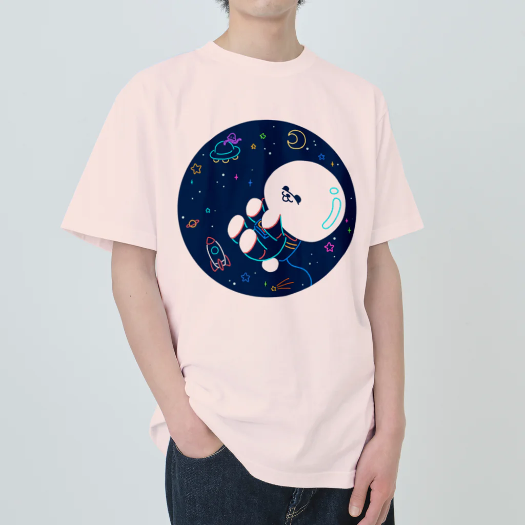 甘漏り屋の宇宙遊泳ビション Heavyweight T-Shirt