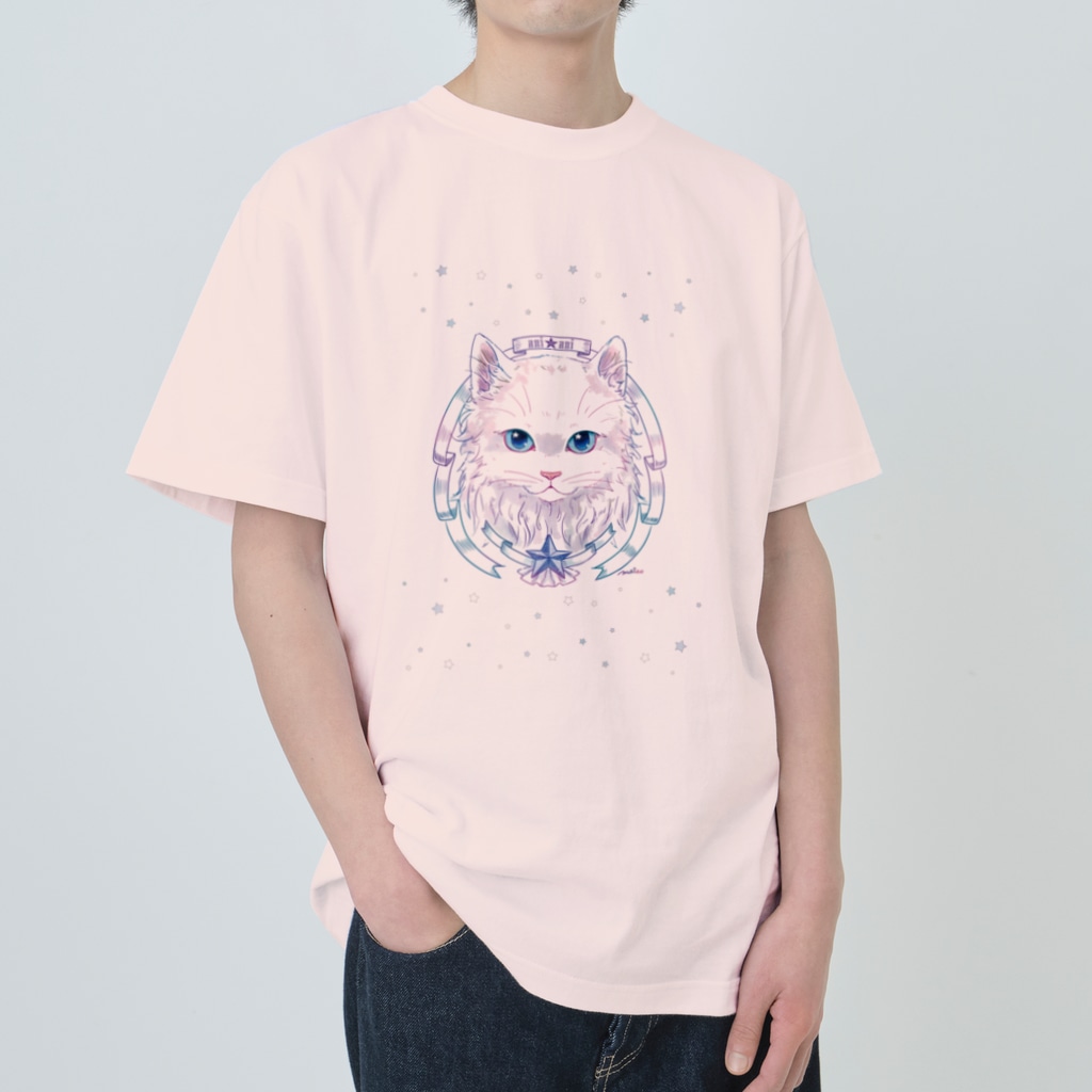 kima-maniのStar Cat Heavyweight T-Shirt