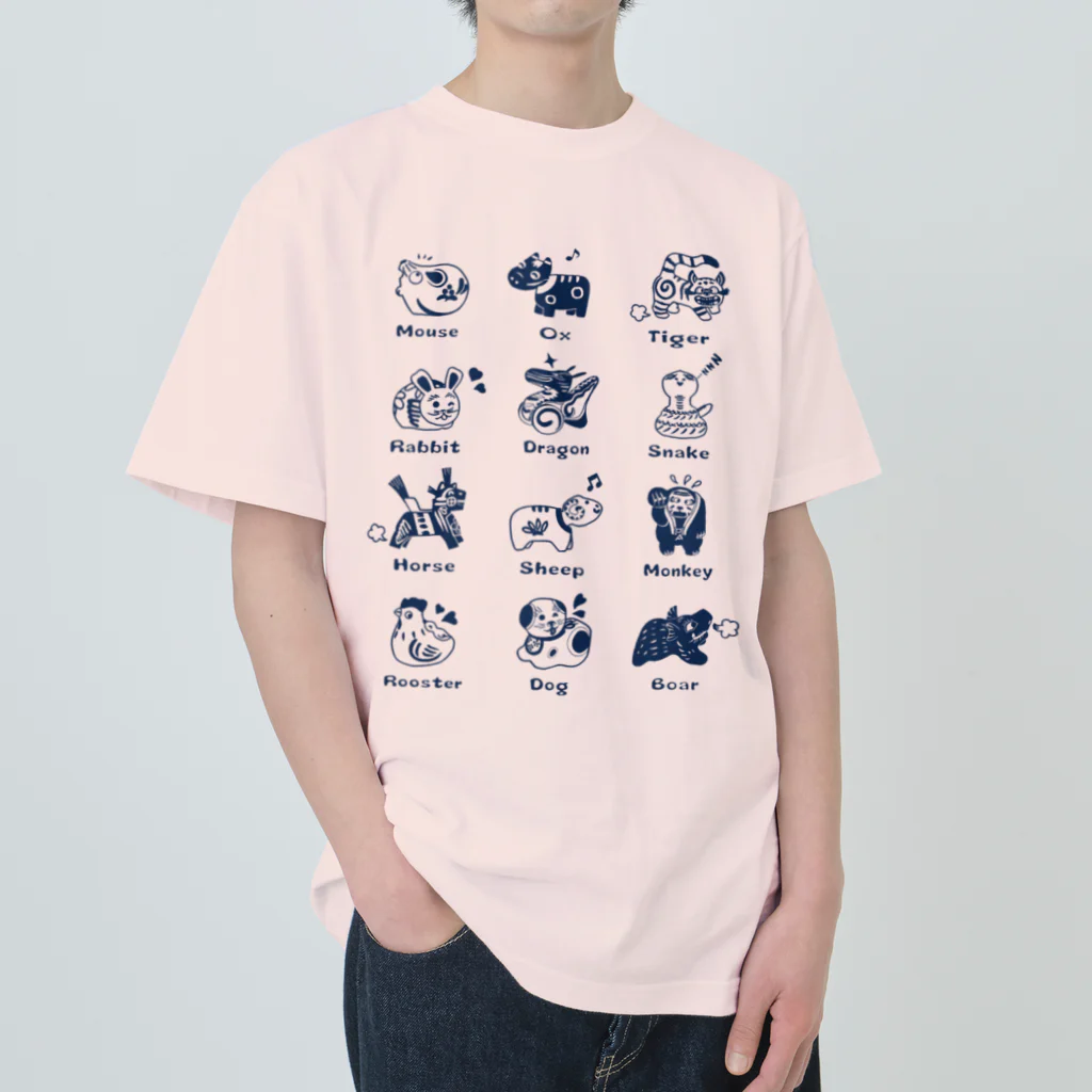 SU-KUのThe Zodiac of Fukushima ヘビーウェイトTシャツ