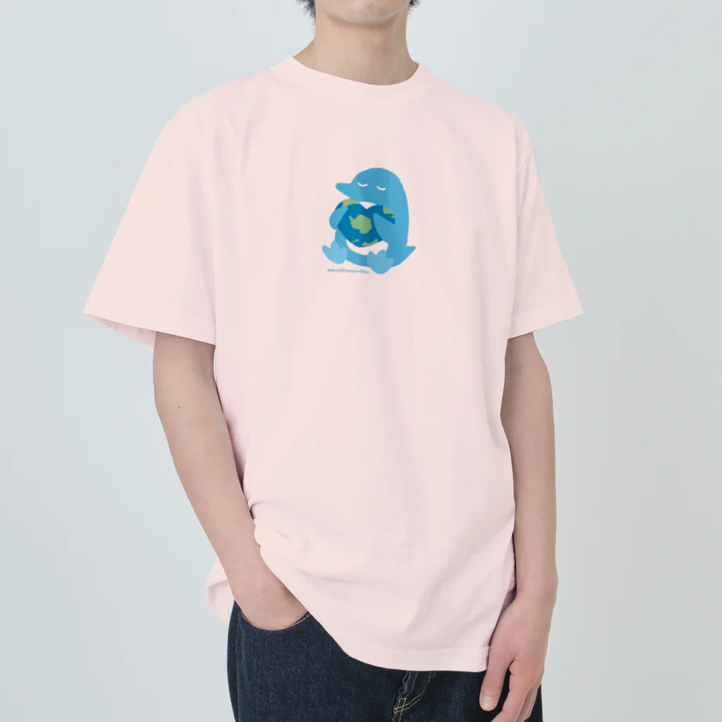 This is Mine（ディスイズマイン）の【寄付つき】#WorldPenguinDay（片面プリント） Heavyweight T-Shirt