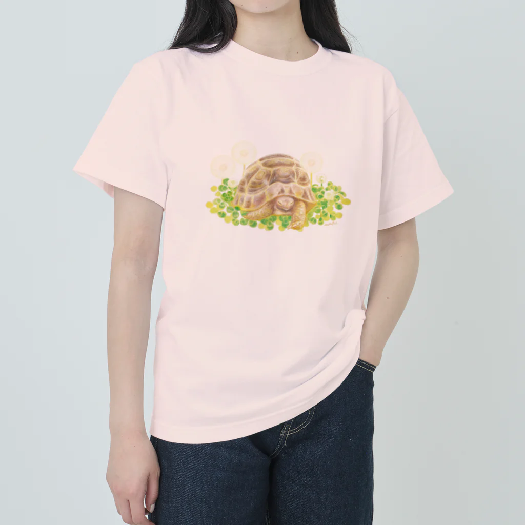 めろんぽっぷのお店だよのうたたね　ギリシャリクガメ Heavyweight T-Shirt