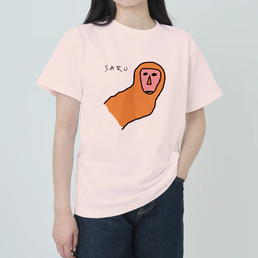 Honey Wonderのはにわどうぶつえん　SARU ヘビーウェイトTシャツ