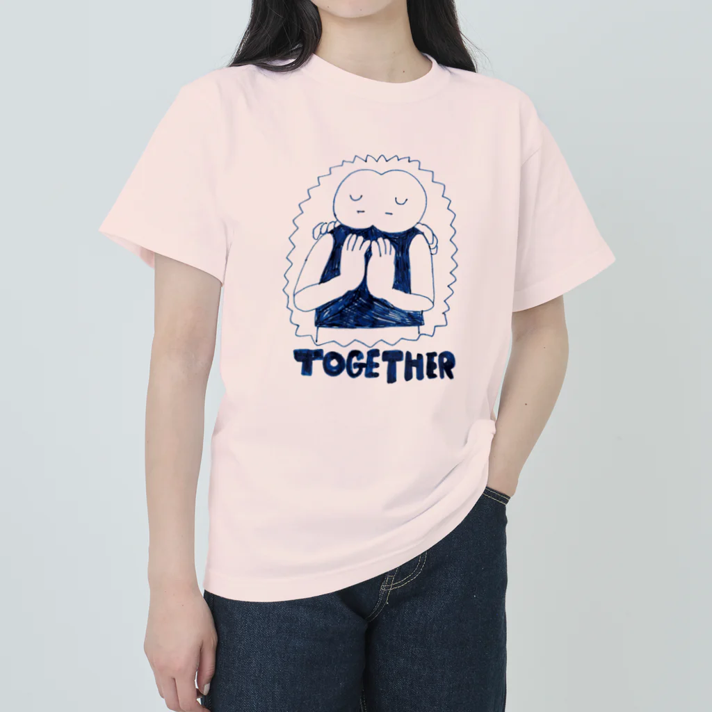 ぴゅるりんこよしだ。のTOGETHER ヘビーウェイトTシャツ