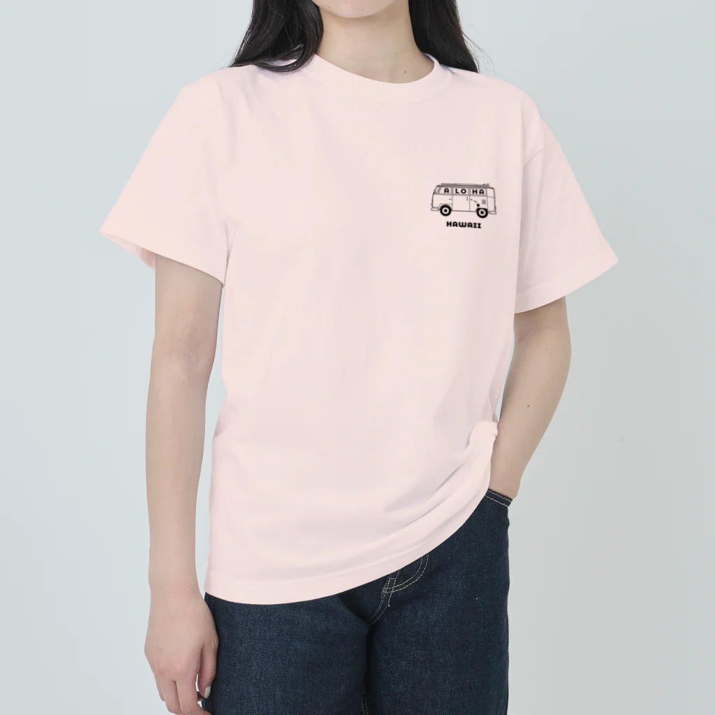 ALOHAのALOHAなワーゲンバス Heavyweight T-Shirt