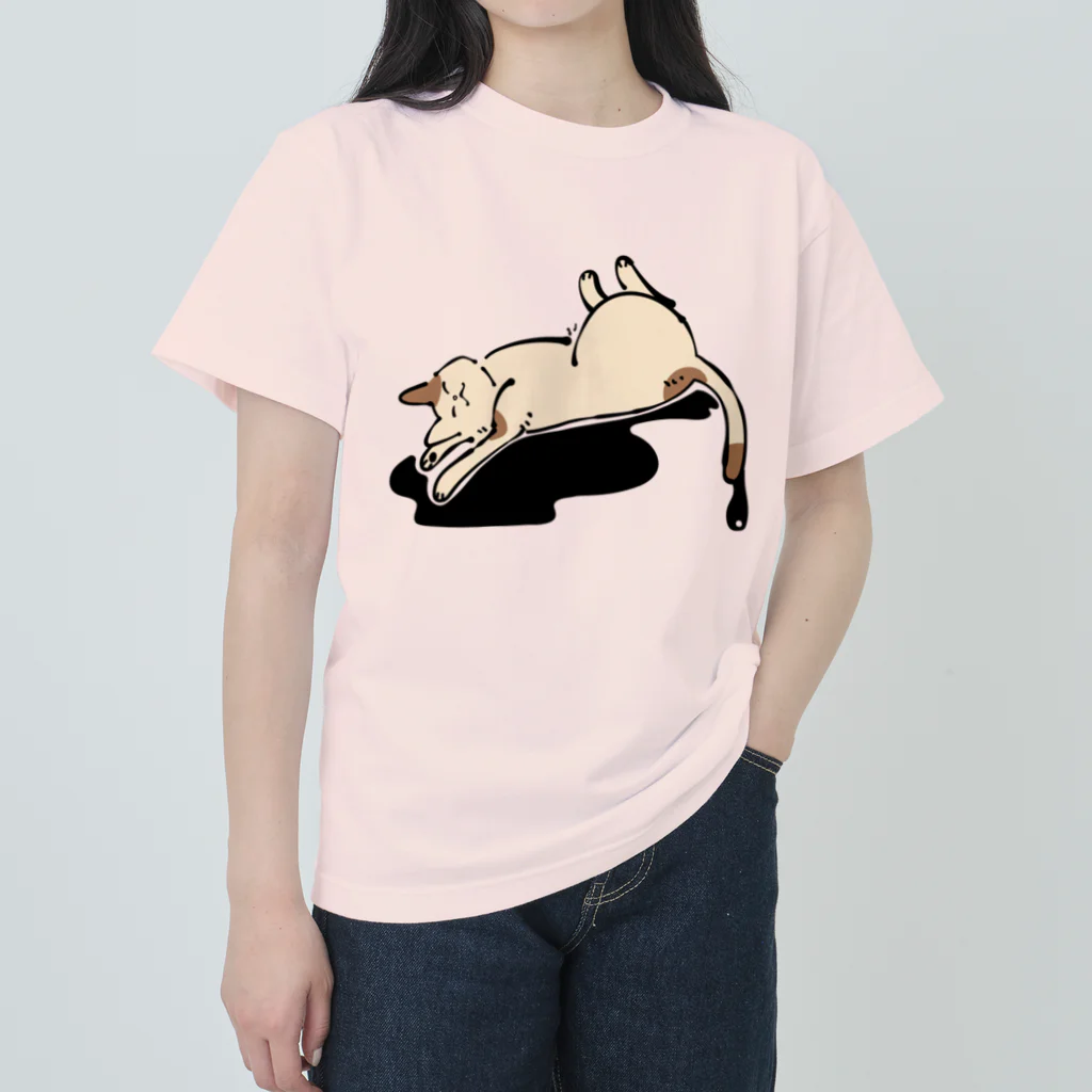 Gecko-yaのゆるいねこ Heavyweight T-Shirt