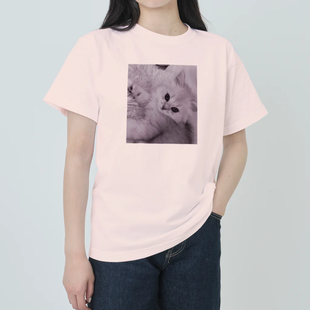 猫のきぬくんのお店のきぬくん ヘビーウェイトTシャツ