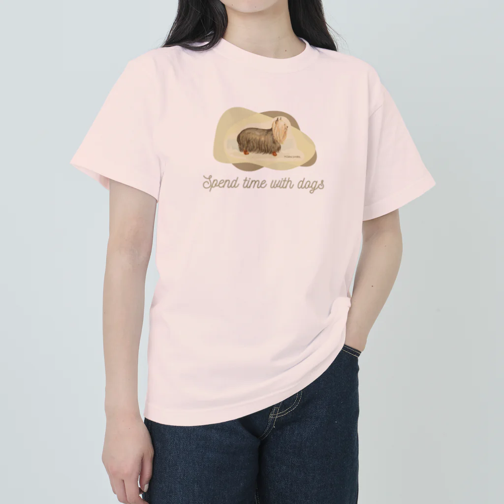 nmgmの犬と過ごす ヘビーウェイトTシャツ