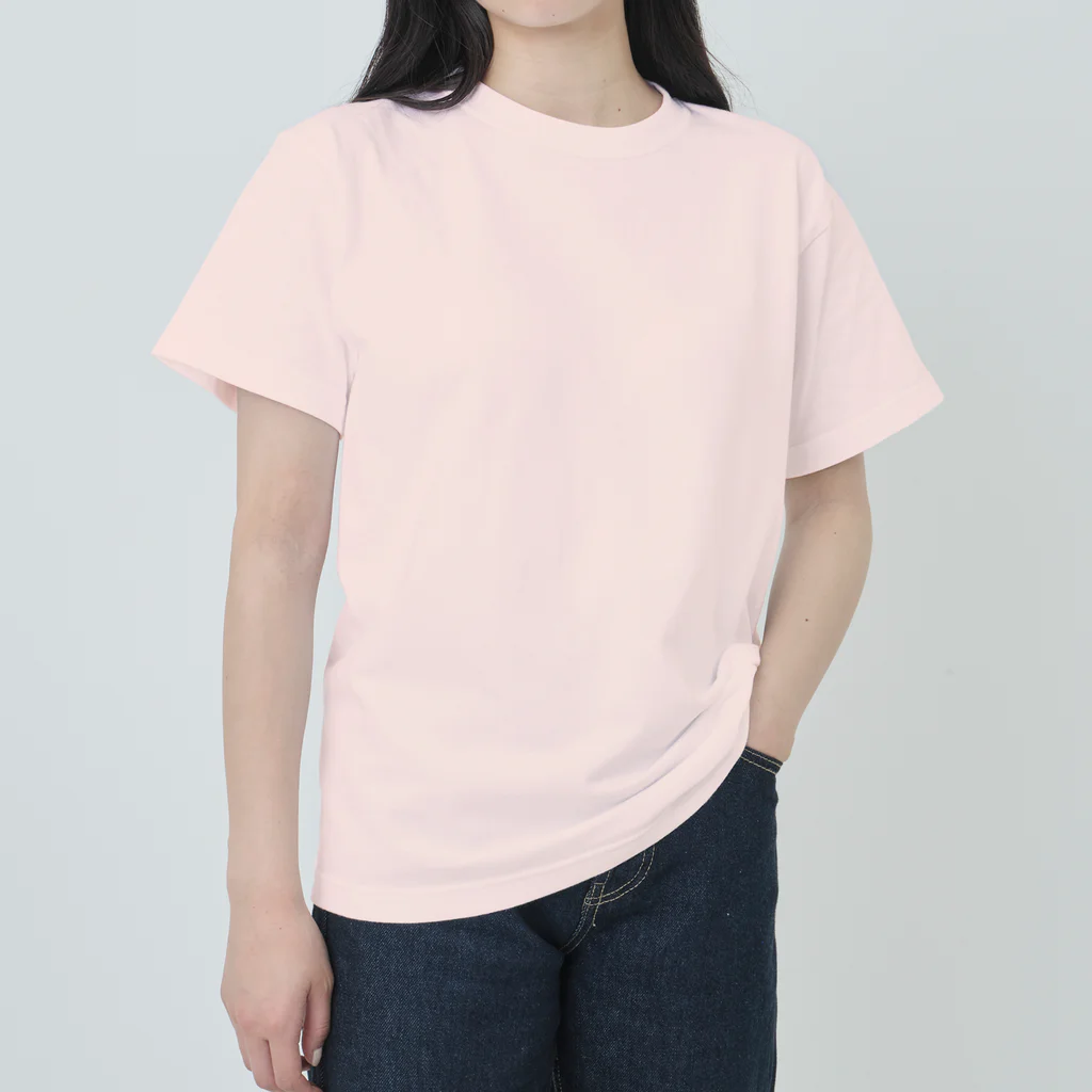 conyDesignの紫のお花の写真 Heavyweight T-Shirt