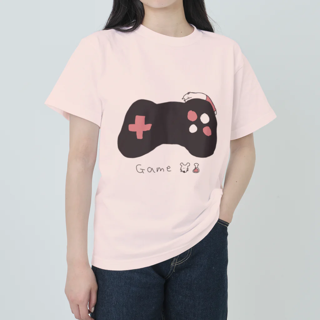 こもりの森のGame チュー毒 Heavyweight T-Shirt