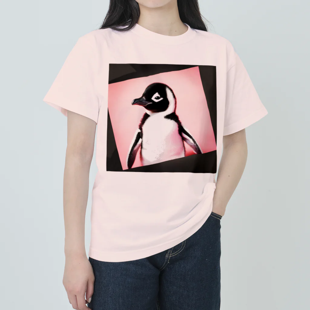 blackcofee12のペンギン赤ちゃん ヘビーウェイトTシャツ