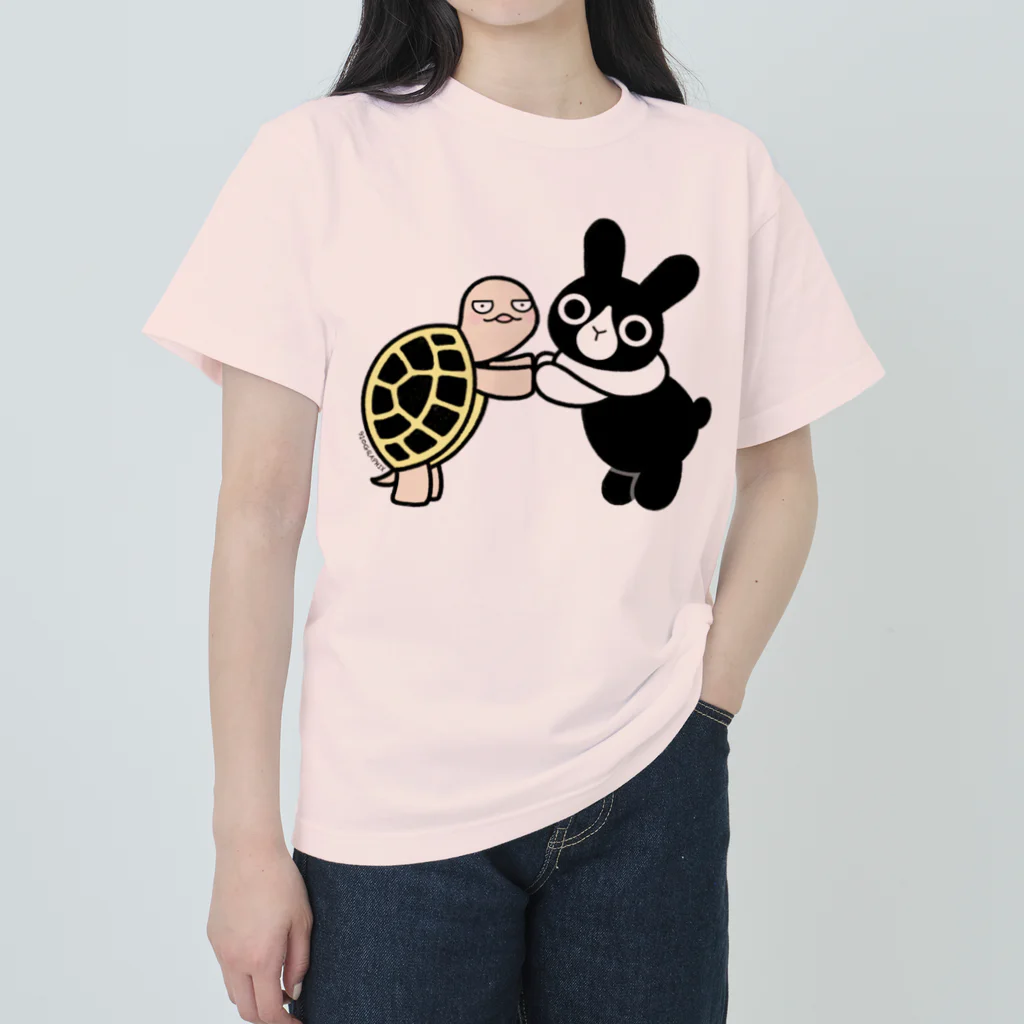 キュウトグラフィックスの亀遊兎！＊ウェア ヘビーウェイトTシャツ