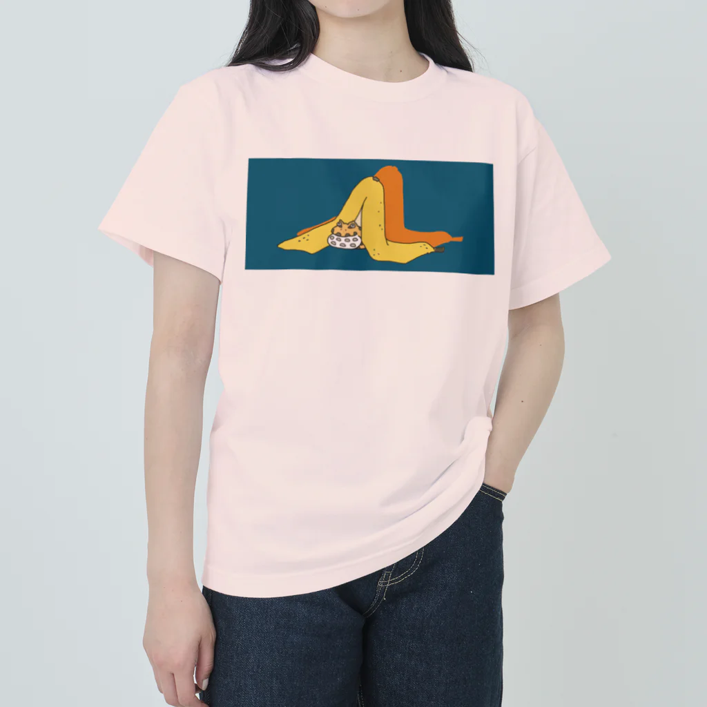 内野ツノガエルのバナナ ヘビーウェイトTシャツ