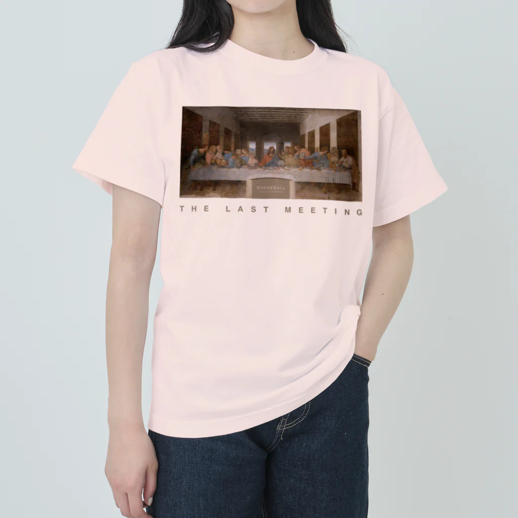 WLDのドッジボール 最後の会議 ヘビーウェイトTシャツ