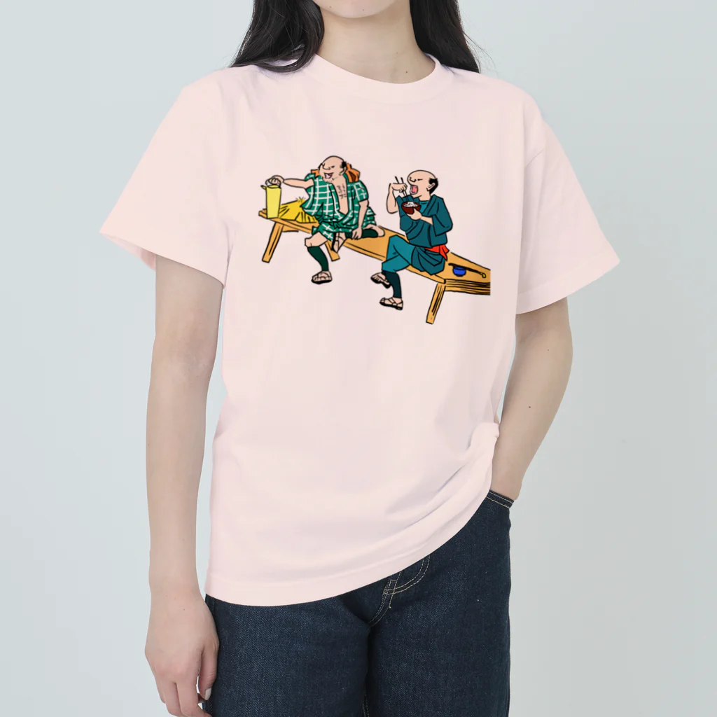 ひとつ葉ショップの「浮世絵の中の人たち」シリーズ Heavyweight T-Shirt