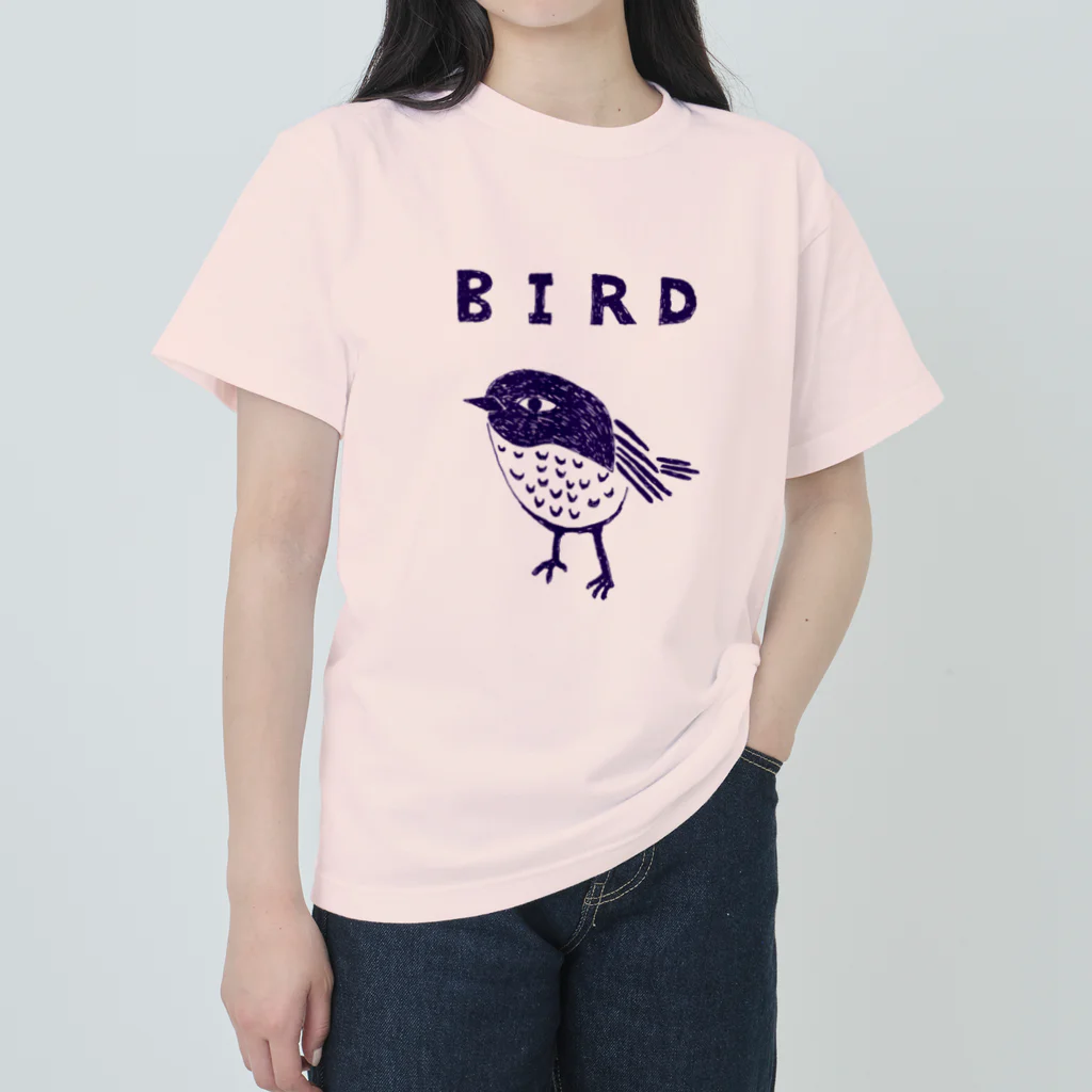 NIKORASU GOのトリマニア専用デザイン「BIRD」（Tシャツ・パーカー・グッズ・ETC） Heavyweight T-Shirt