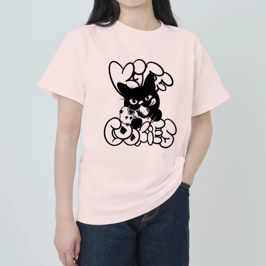 aliceのalice loves cookies Heavyweight T-Shirt