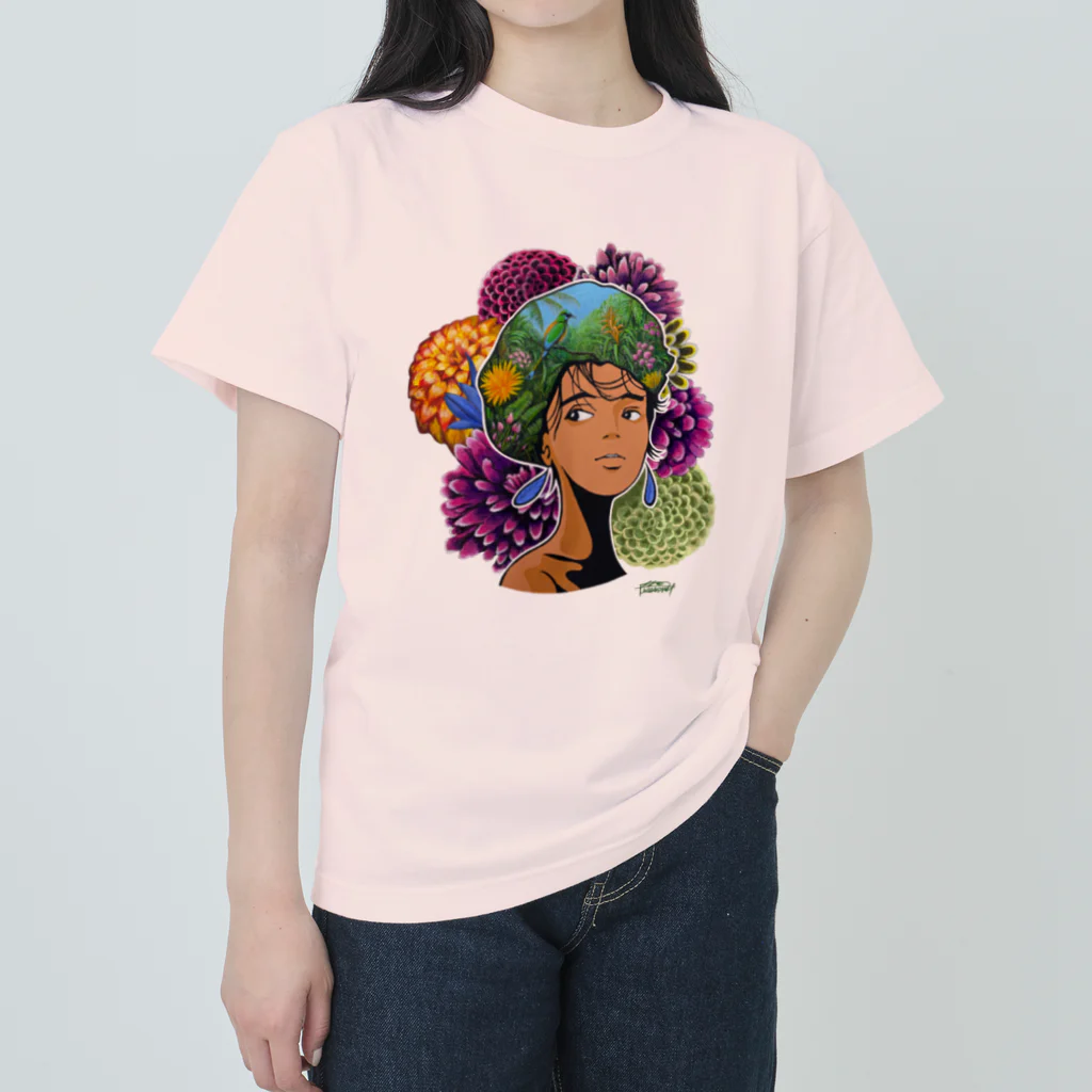 スタムラ屋の花 ヘビーウェイトTシャツ