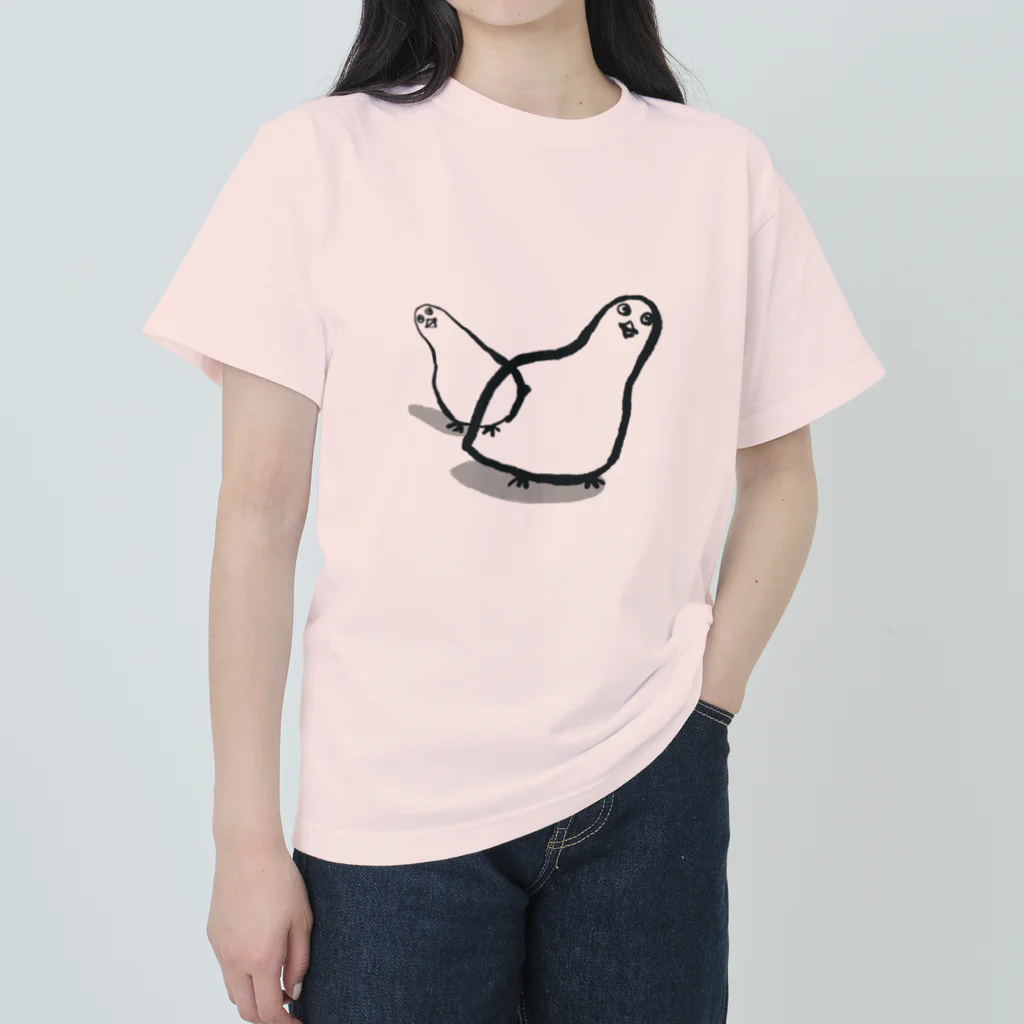 豊松りくの踊り尽くすぜ！鳥 ヘビーウェイトTシャツ