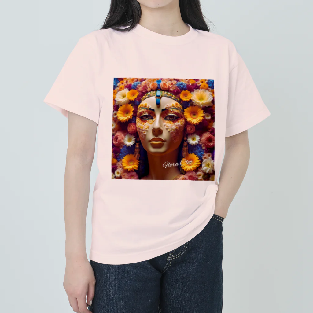 お花屋SUNのFlora Cleo「フローラ・クレオ」 Heavyweight T-Shirt