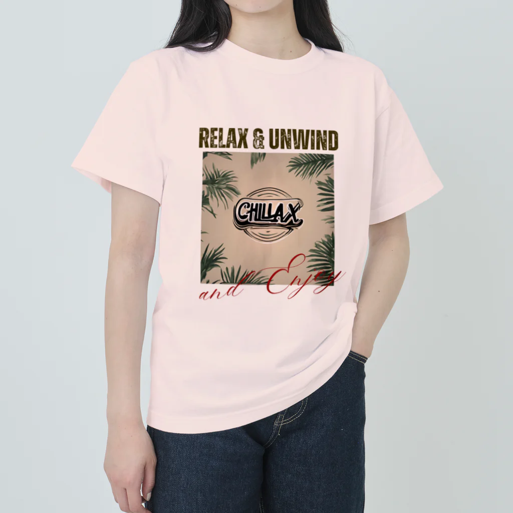 si-moのゆっくりまったりリラックス　Chillax!シリーズ Heavyweight T-Shirt