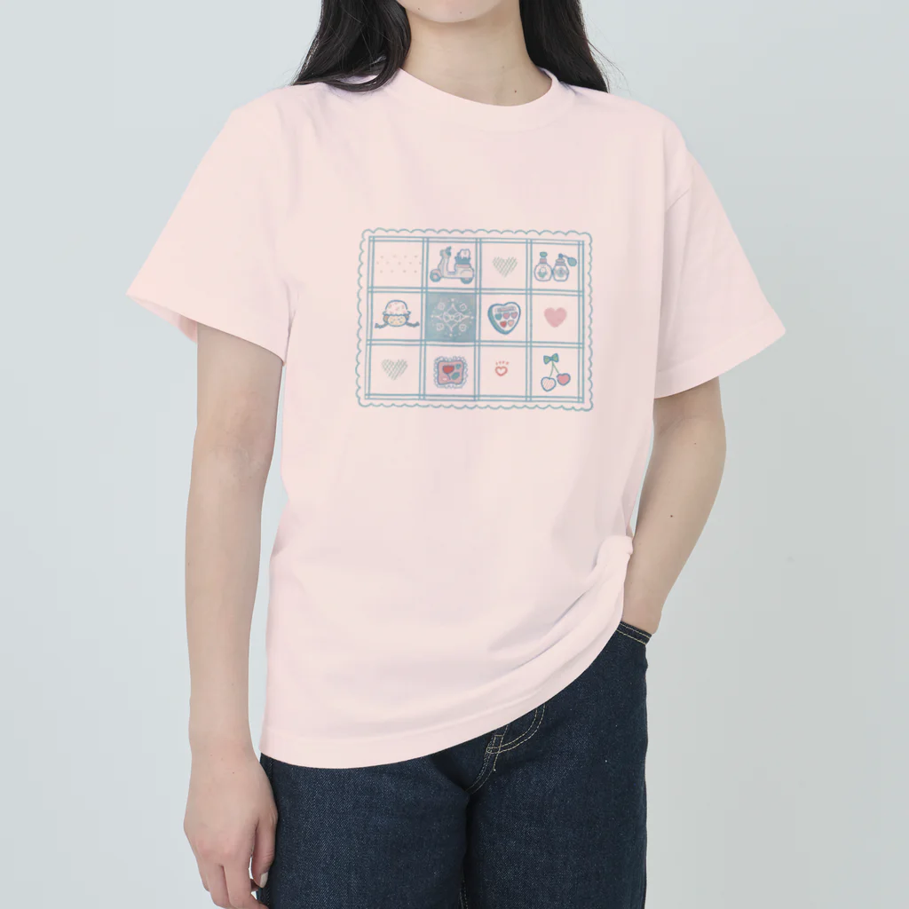 kajiinorikoの水色ファンシー Heavyweight T-Shirt