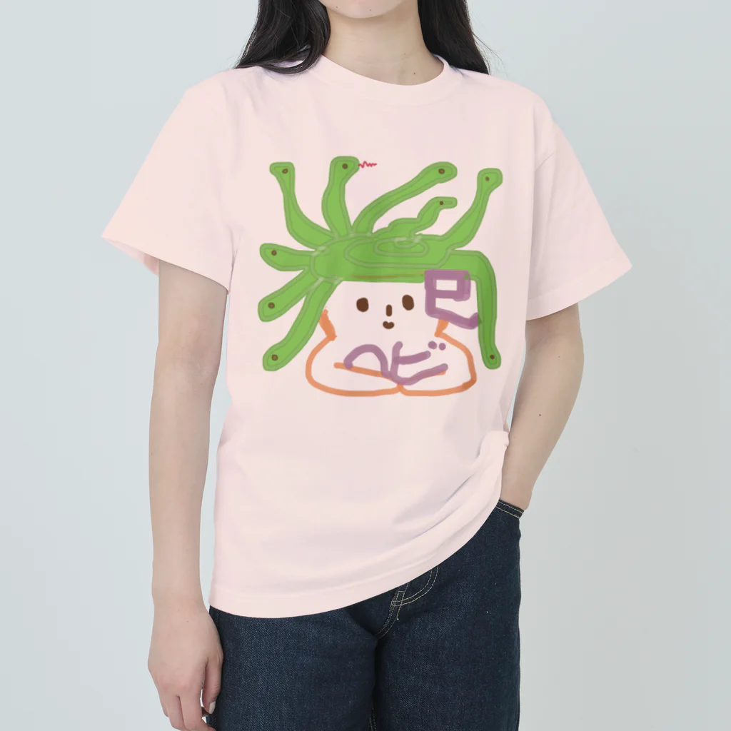 ミーミー⭐︎イニシャルズ/スージーズストアのヘビ年のへーびぃ ヘビーウェイトTシャツ