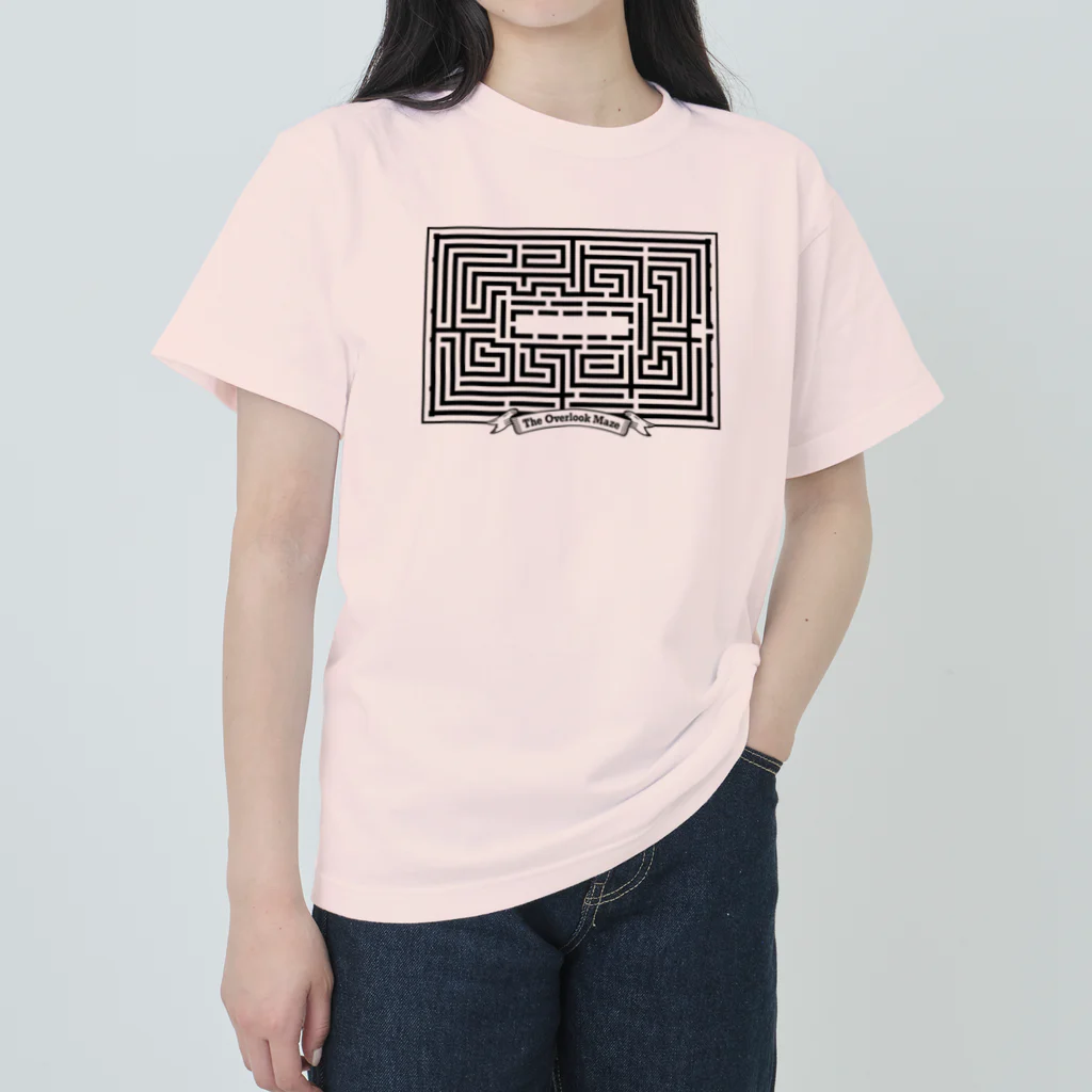 stereovisionのHotel Maze Map Heavyweight T-Shirt