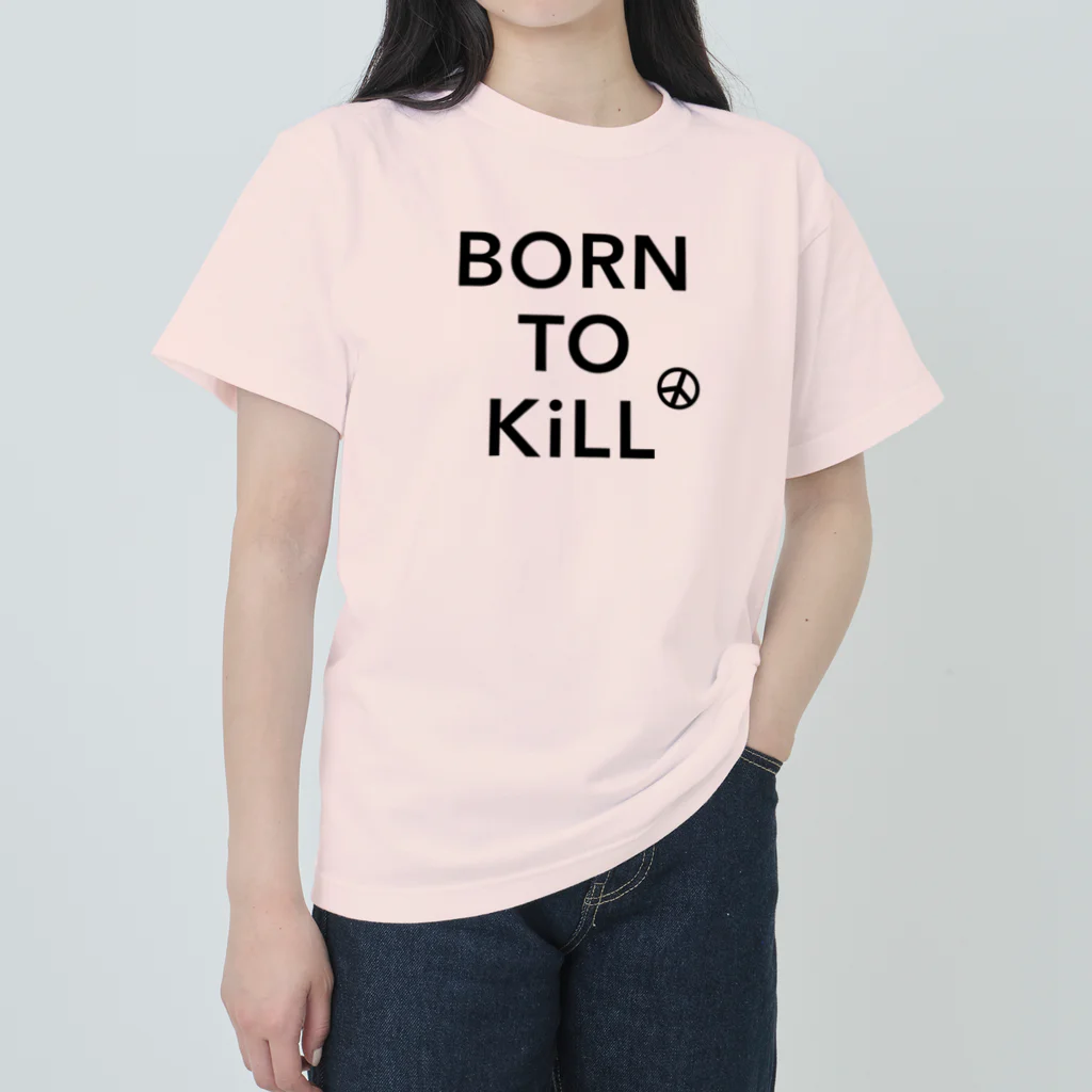 stereovisionのBORN TO KiLL（生来必殺）とピースマーク ヘビーウェイトTシャツ