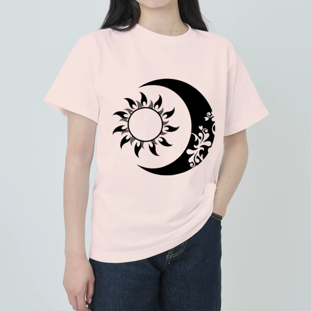 Senseの太陽と月 ヘビーウェイトTシャツ