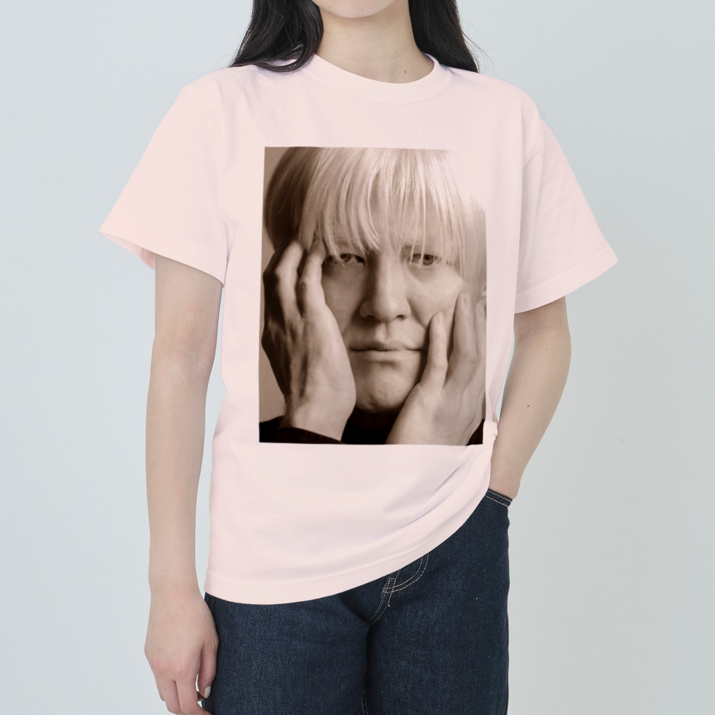 日本人のアルビノグッズのアルビノを着る Heavyweight T-Shirt