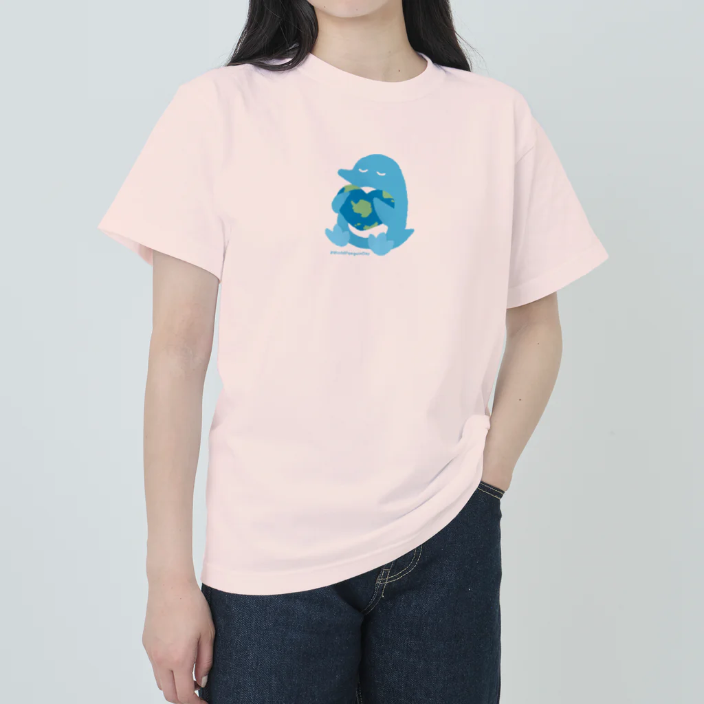 This is Mine（ディスイズマイン）の【寄付つき】#WorldPenguinDay（片面プリント） ヘビーウェイトTシャツ