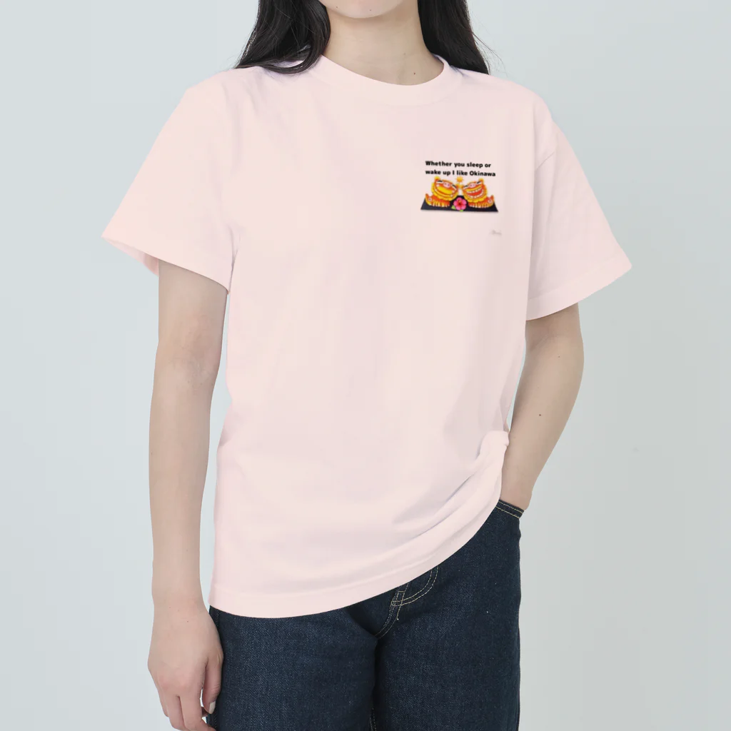 沖縄大好きシーサーちゃんの沖縄🌺大好きシーサーちゃん Heavyweight T-Shirt