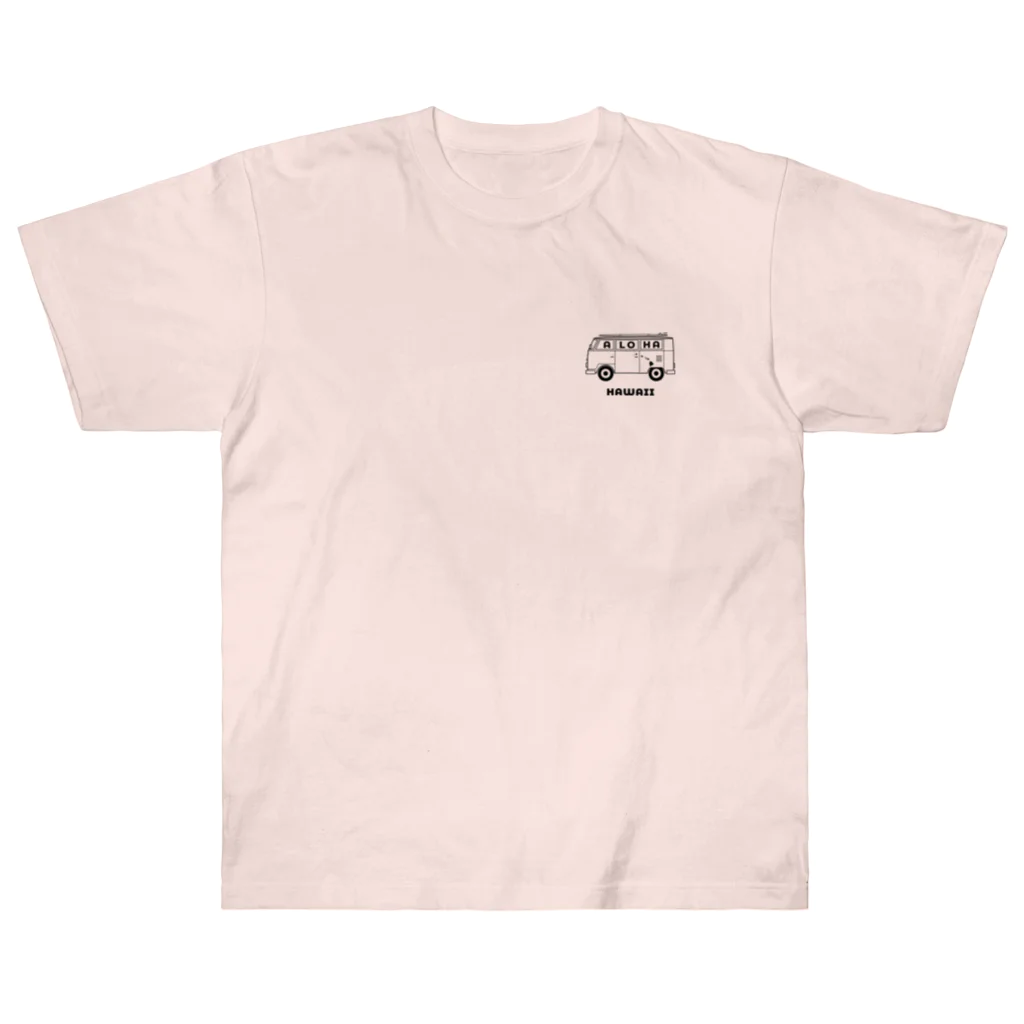 ALOHAのALOHAなワーゲンバス Heavyweight T-Shirt