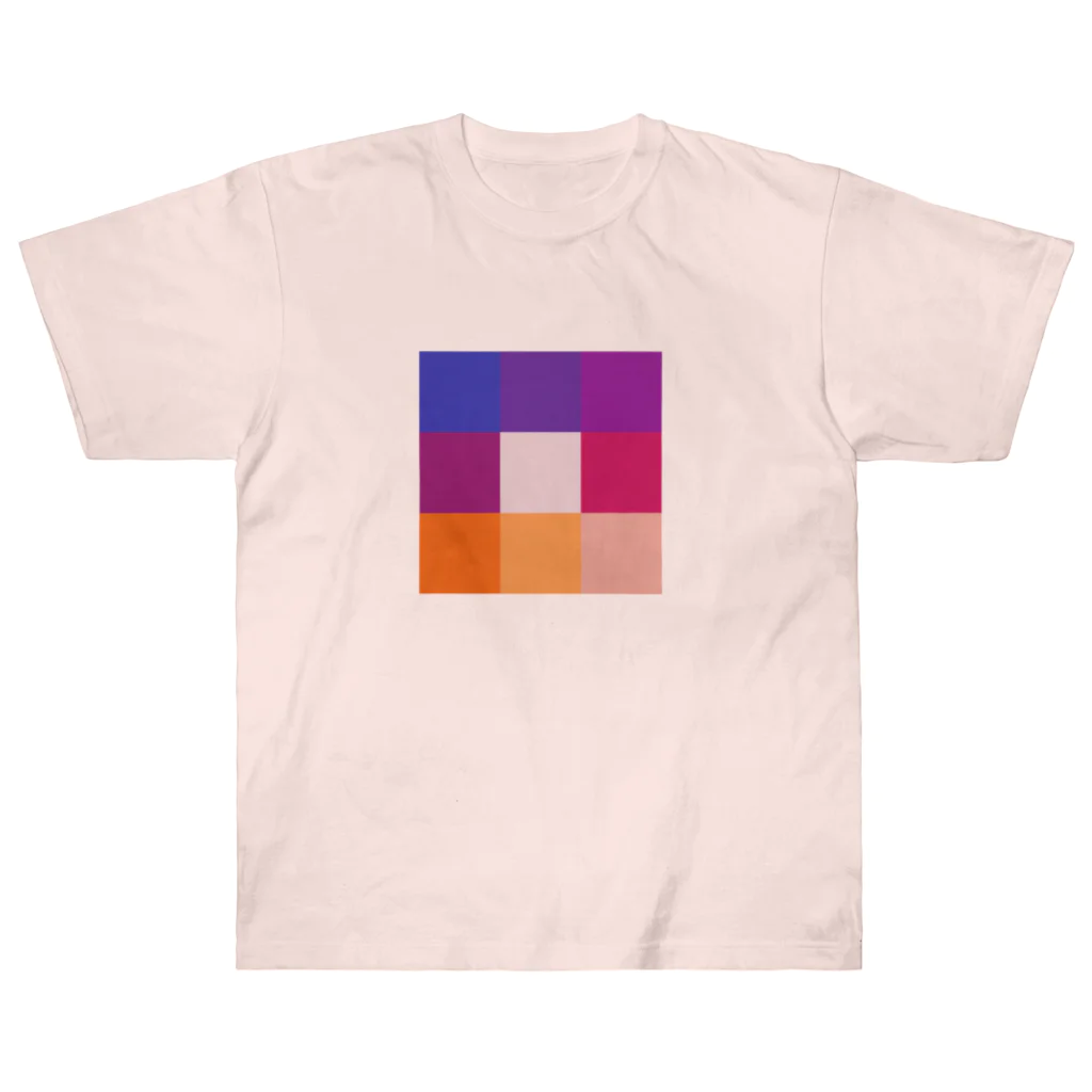 3×3 のドット絵のインスタ - 3×3 のドット絵 ヘビーウェイトTシャツ