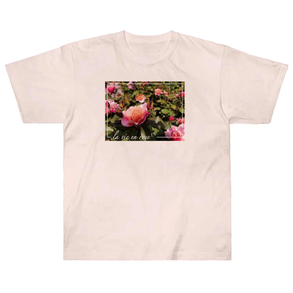 rose_queryのLa Vie en rose Ⅱ ヘビーウェイトTシャツ