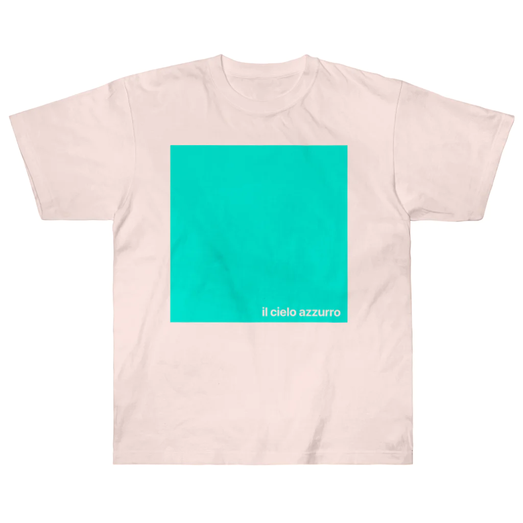 Clum bunchの空の青さ Heavyweight T-Shirt