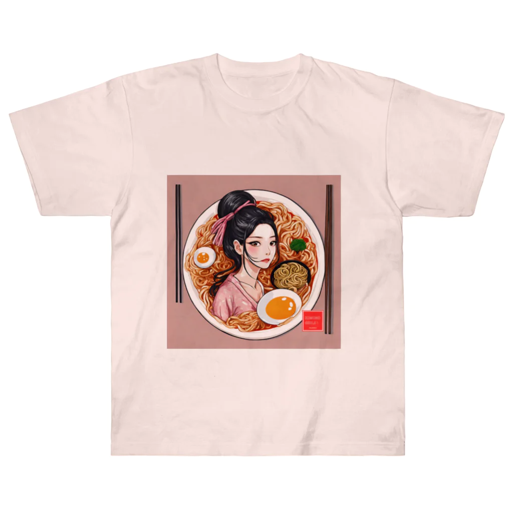 KIMONO GIRLS（キモノ ガールズ）のKIMONO GIRLS 華 ramen ヘビーウェイトTシャツ