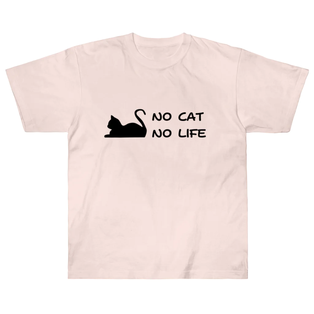 きら星のNO CAT NO LIFE ヘビーウェイトTシャツ