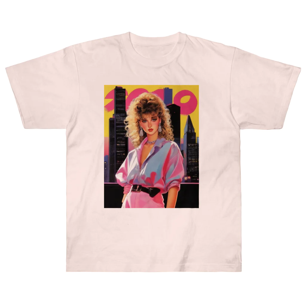 youhouの80's girls Heavyweight T-Shirt