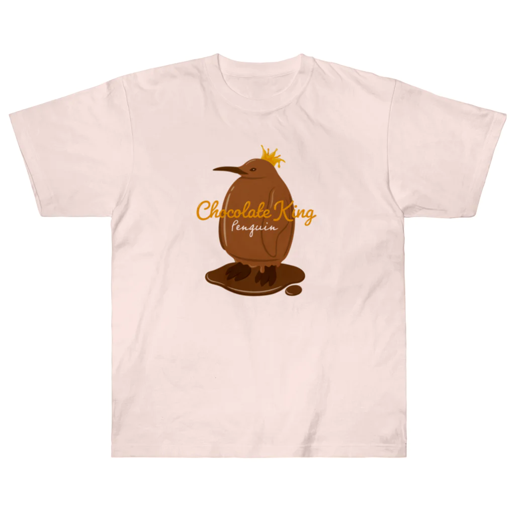 kocoon（コクーン）のチョコレートキングペンギン ヘビーウェイトTシャツ