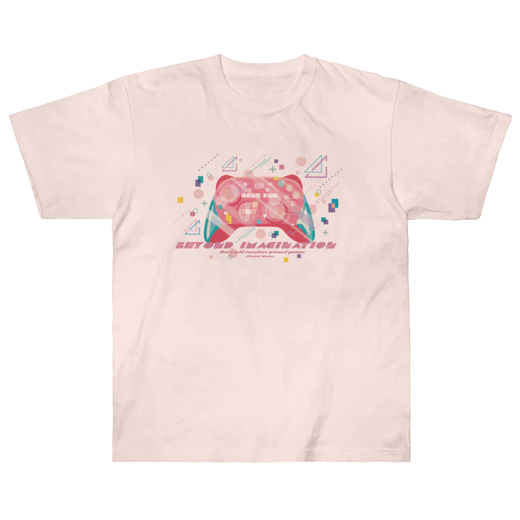 Sirohai Worksのにゃんこゲーマー ヘビーウェイトTシャツ