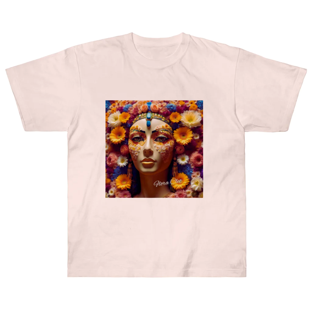 お花屋SUNのFlora Cleo「フローラ・クレオ」 Heavyweight T-Shirt