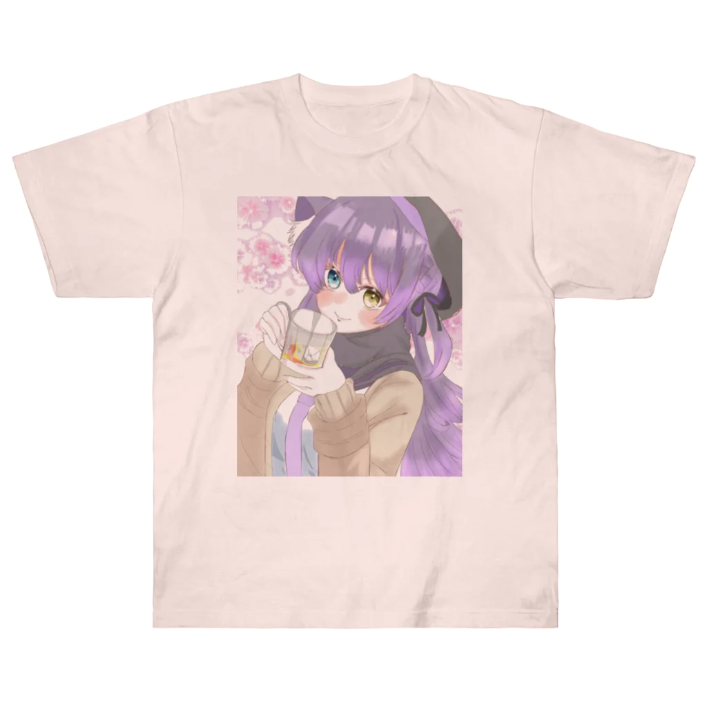 黒薔薇つきはVtuber準備中のつきはとお出かけ Heavyweight T-Shirt