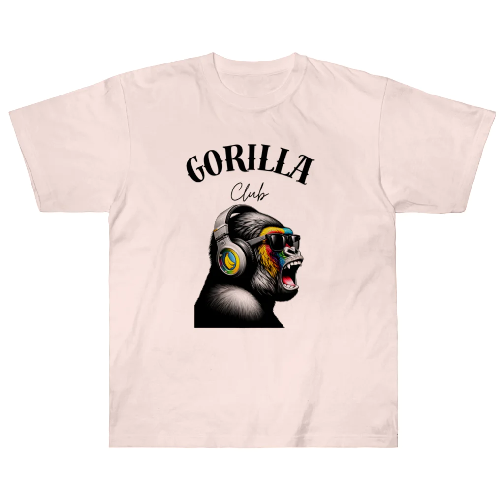 GORILLA_CLUBのノリノリゴリー Heavyweight T-Shirt