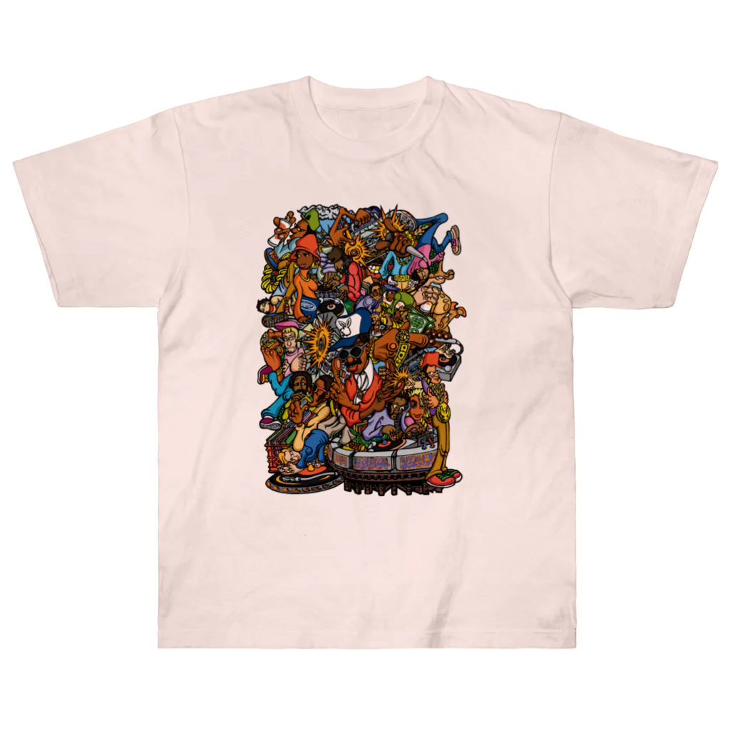 スタムラ屋のOld School Hip Hop Heavyweight T-Shirt