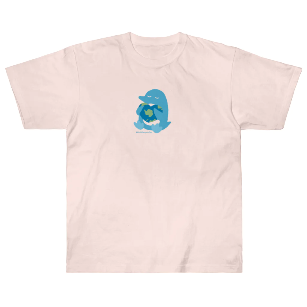 This is Mine（ディスイズマイン）の【寄付つき】#WorldPenguinDay（片面プリント） Heavyweight T-Shirt