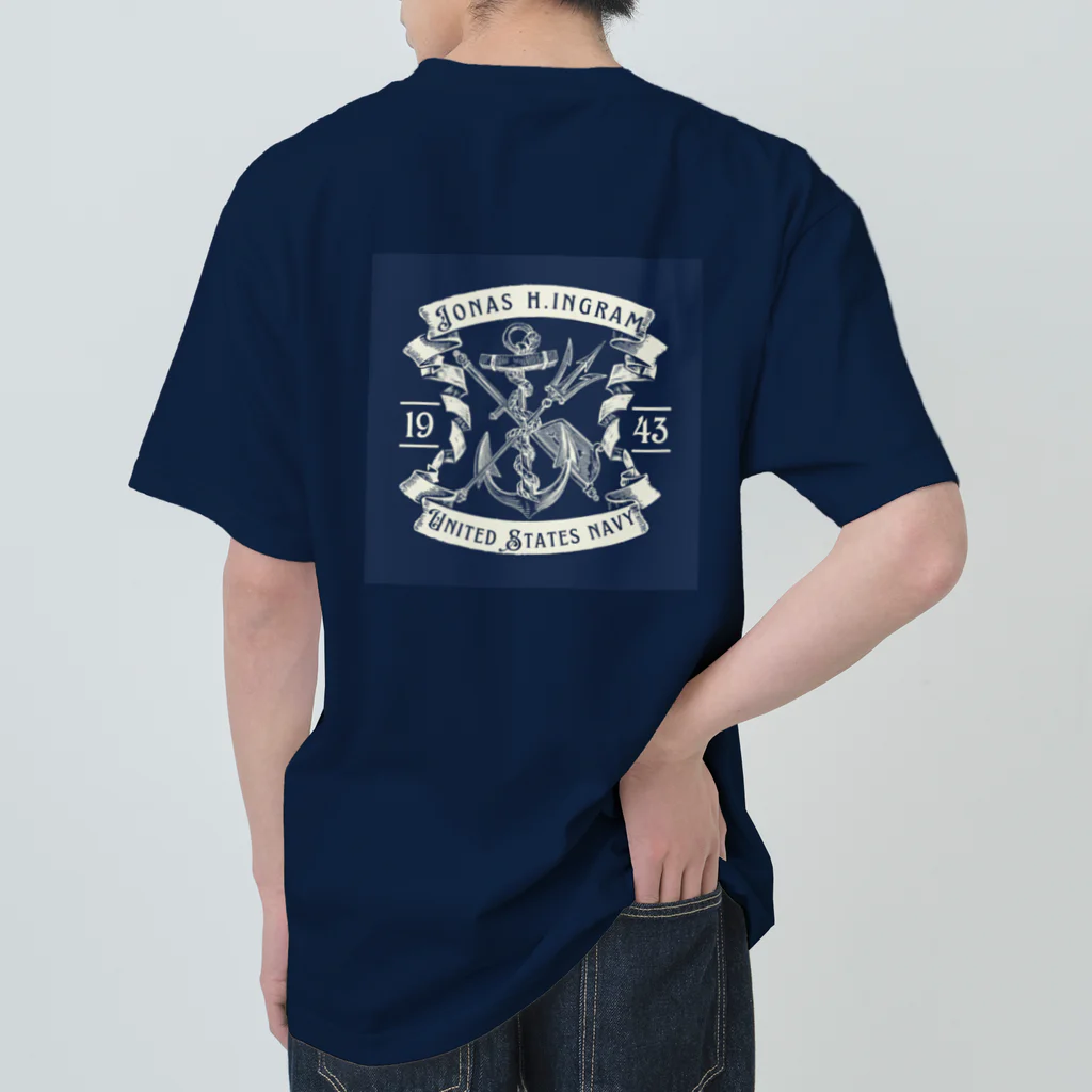 kokohorewanwanのUS navy ヘビーウェイトTシャツ